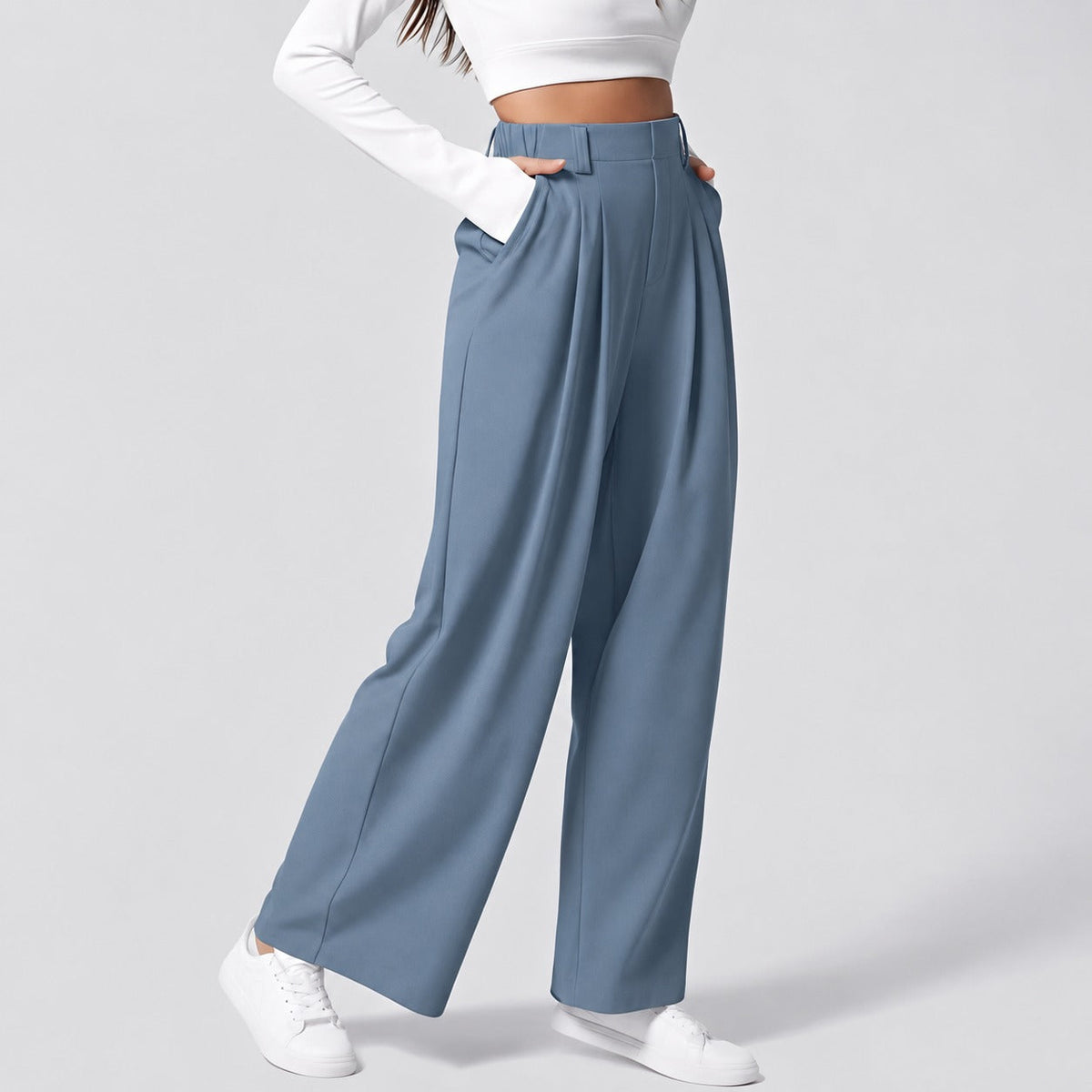 Montana - Dehnbare Frauenhose mit geradem Bein