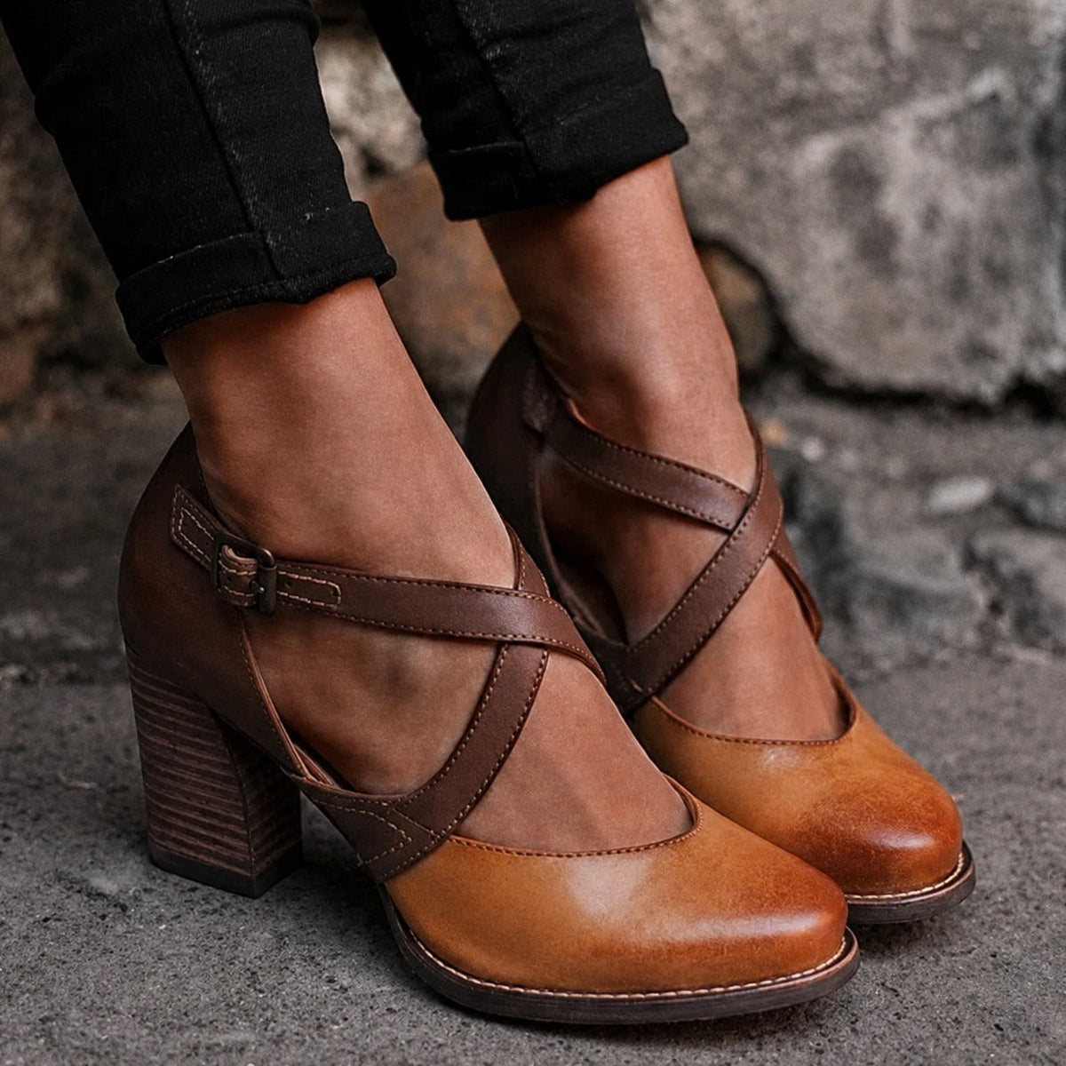 Miley - Elegante Damenclogs mit Absatz