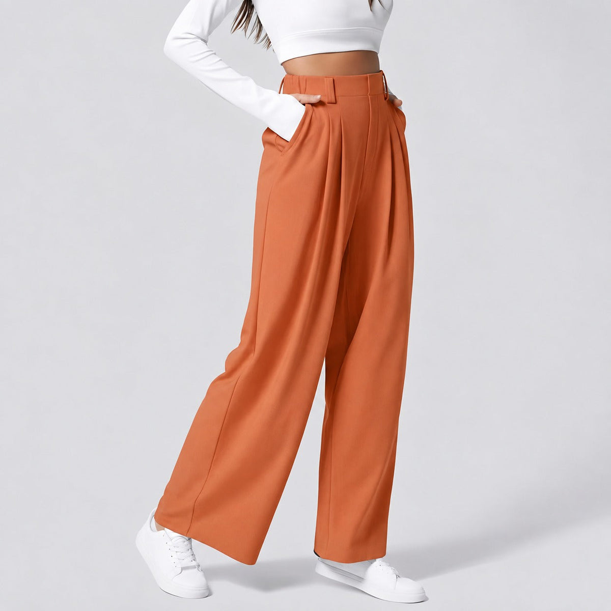 Montana - Dehnbare Frauenhose mit geradem Bein