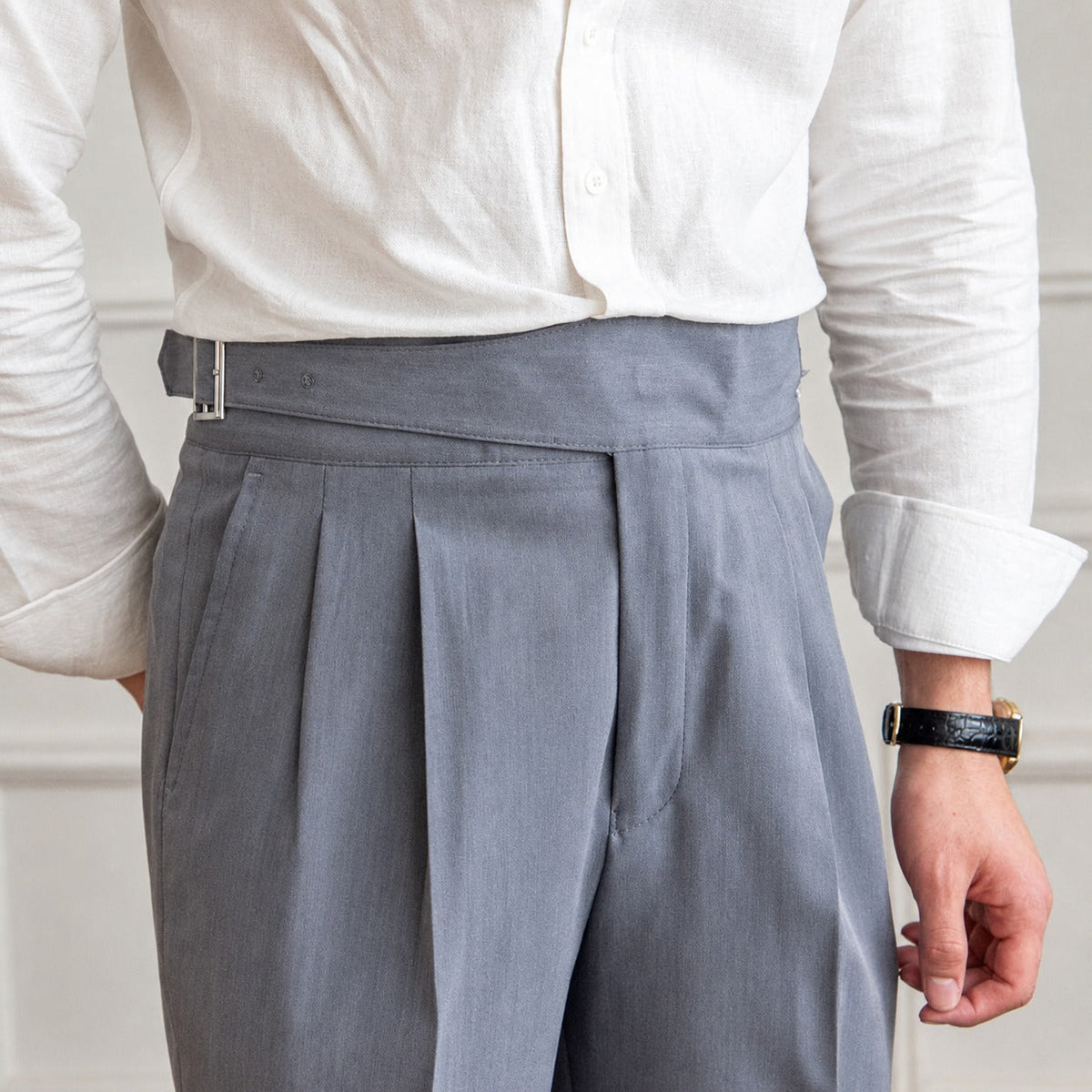 Bronson - Elegante Herrenhose mit einstellbarer Schnalle