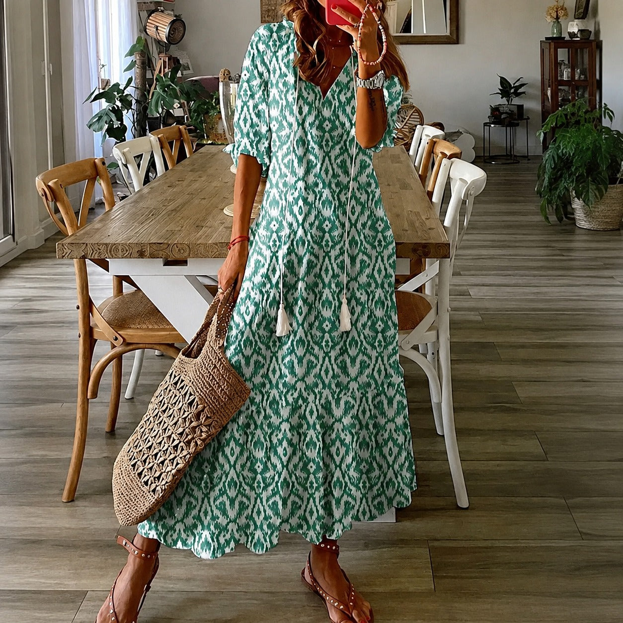 Claidel - Faszinierendes Kleid im Boho-Stil