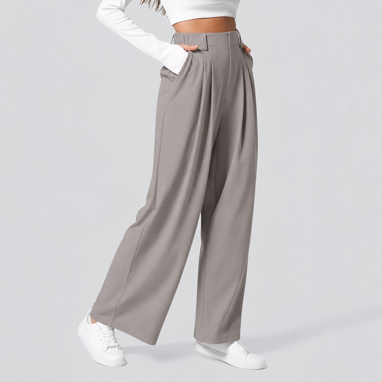 Montana - Dehnbare Frauenhose mit geradem Bein