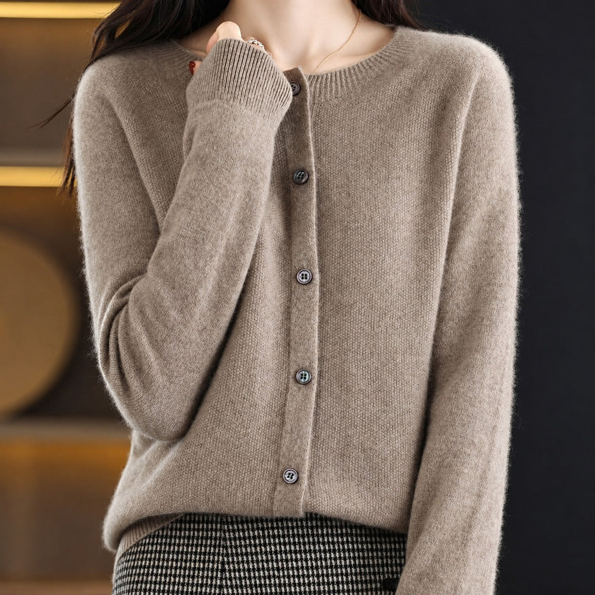 Ina - Schicker Damenpullover mit Rundhalsausschnitt