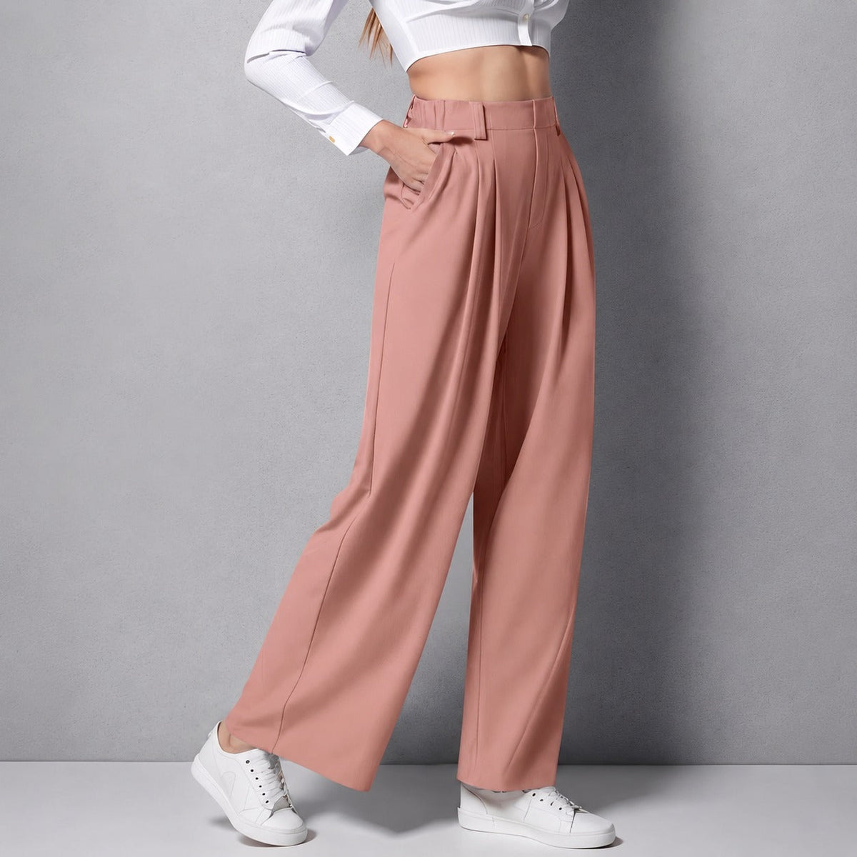 Montana - Dehnbare Frauenhose mit geradem Bein