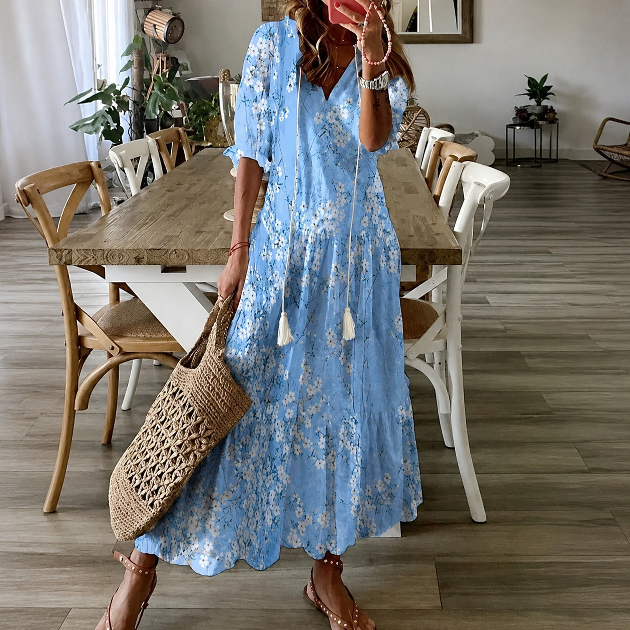 Claidel - Faszinierendes Kleid im Boho-Stil