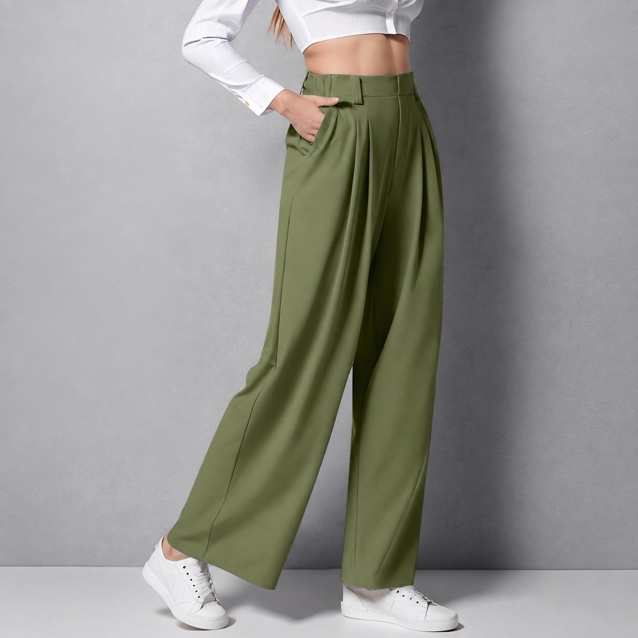 Montana - Dehnbare Frauenhose mit geradem Bein