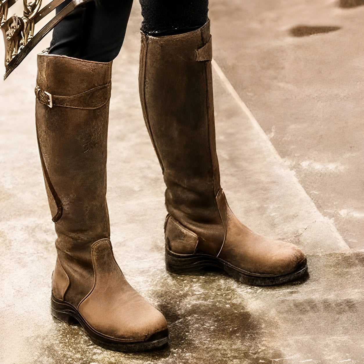 Athena - Hohe Stiefel mit Vintage-Flair