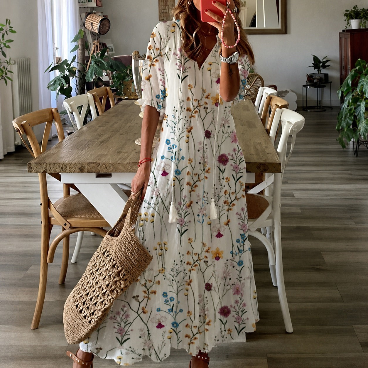 Claidel - Faszinierendes Kleid im Boho-Stil
