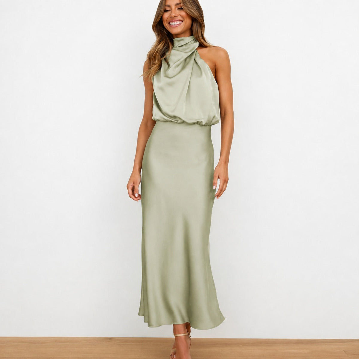 Hansel - Elegantes Cocktail-Midikleid