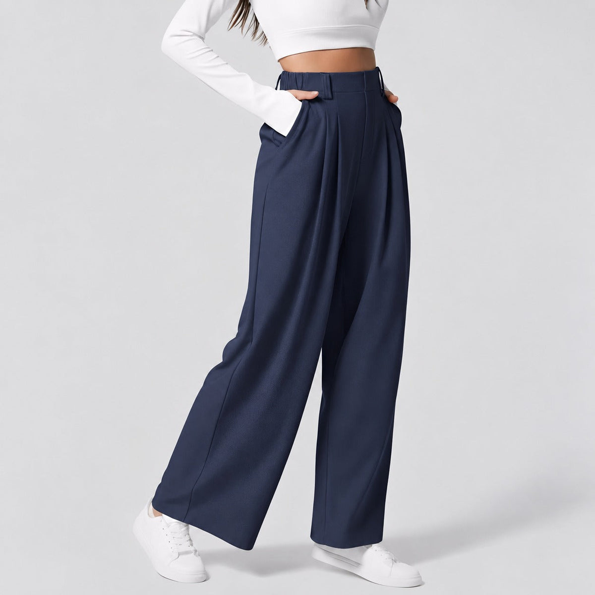 Montana - Dehnbare Frauenhose mit geradem Bein