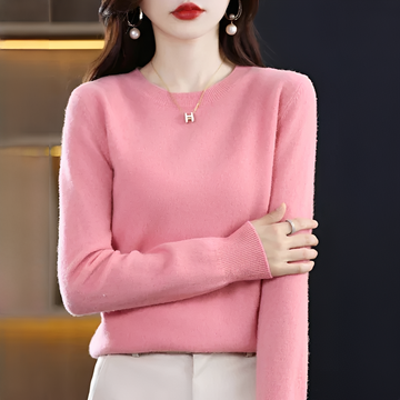 Shynna - Eleganter und komfortabler Rundhals-Pullover