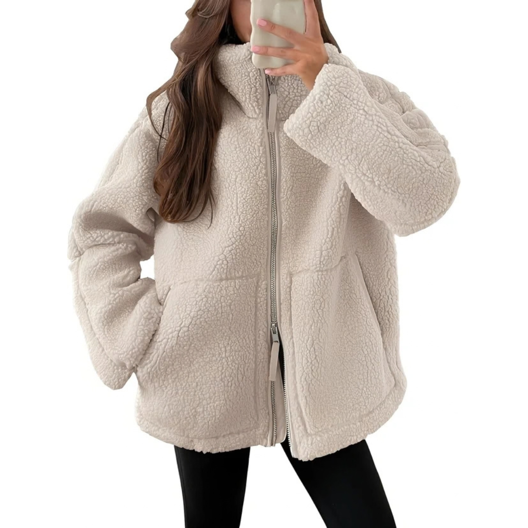 Rowena - Stylische Jacke mit Reißverschluss für Wärme