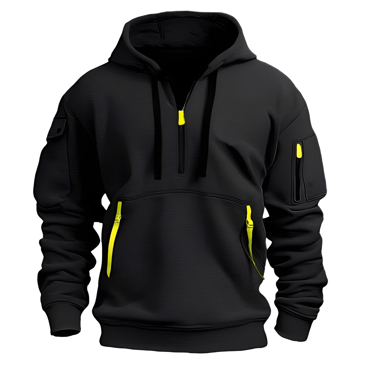 Norton - Robuster Hoodie mit halbem Reißverschluss