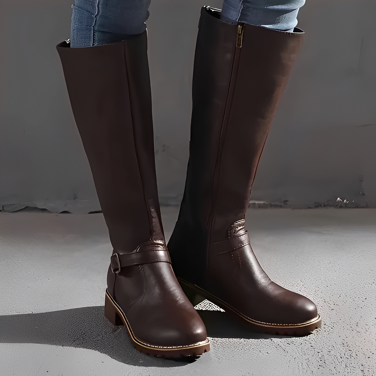 Livie - Stilvolle Stiefel mit Reißverschluss