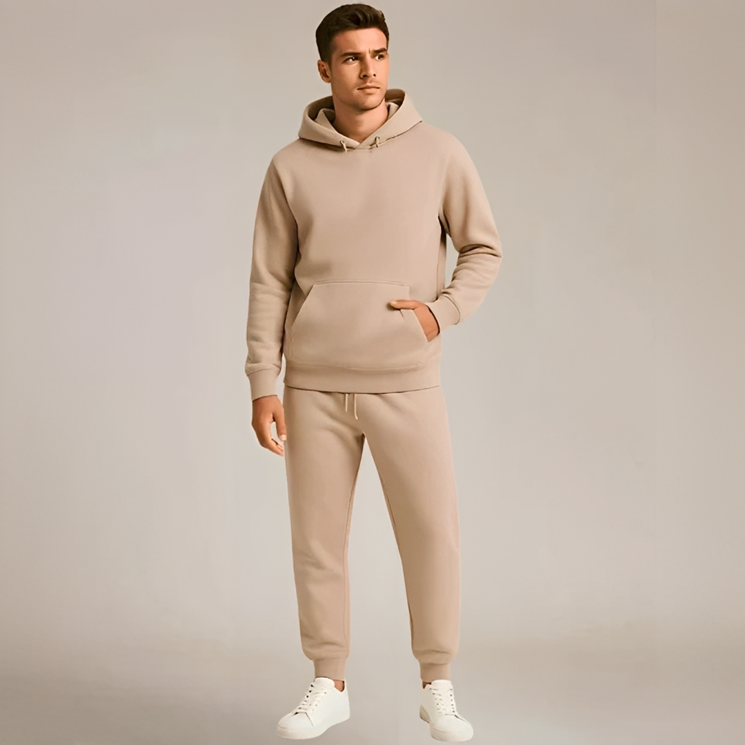 Robin - Bequemes und gemütliches Set aus Kapuzenpullover und Hose