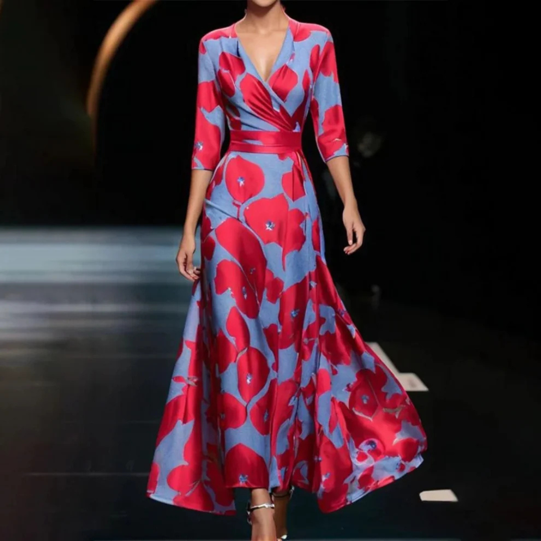 Yuna - Elegantes Wickelkleid