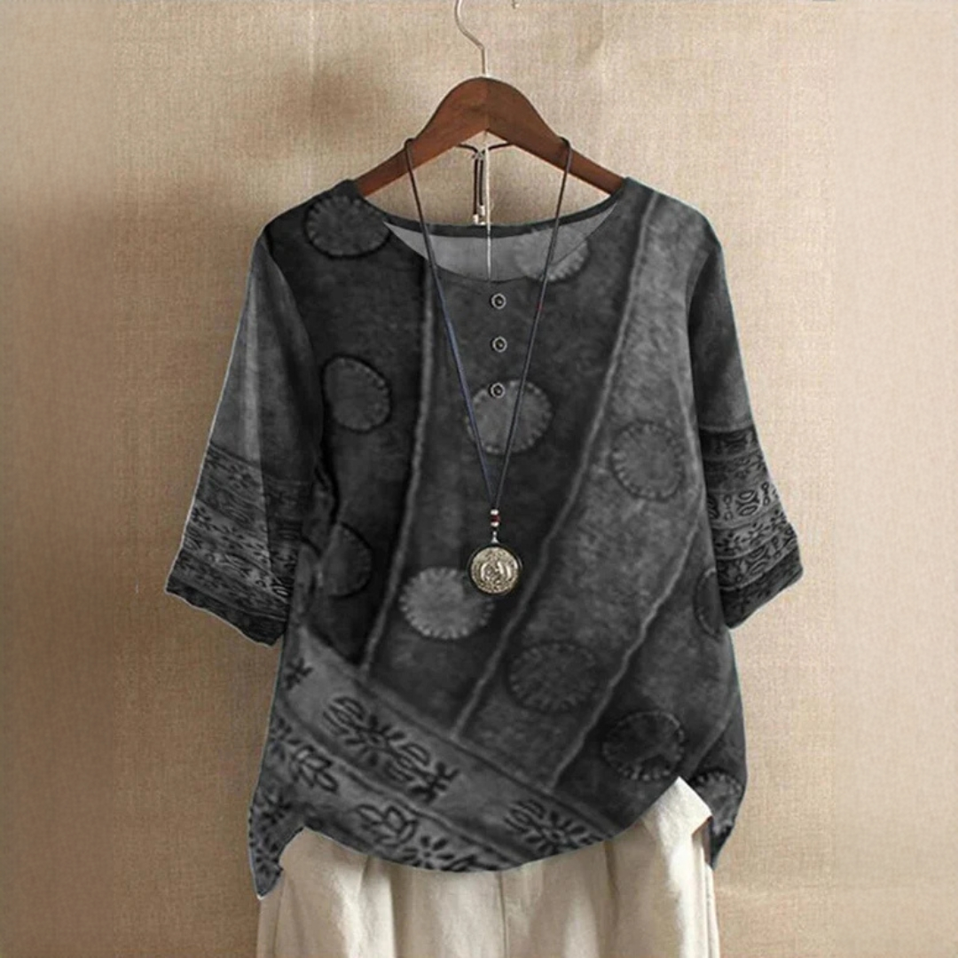 Jessel - Stilvolle Bluse mit Rundkragen