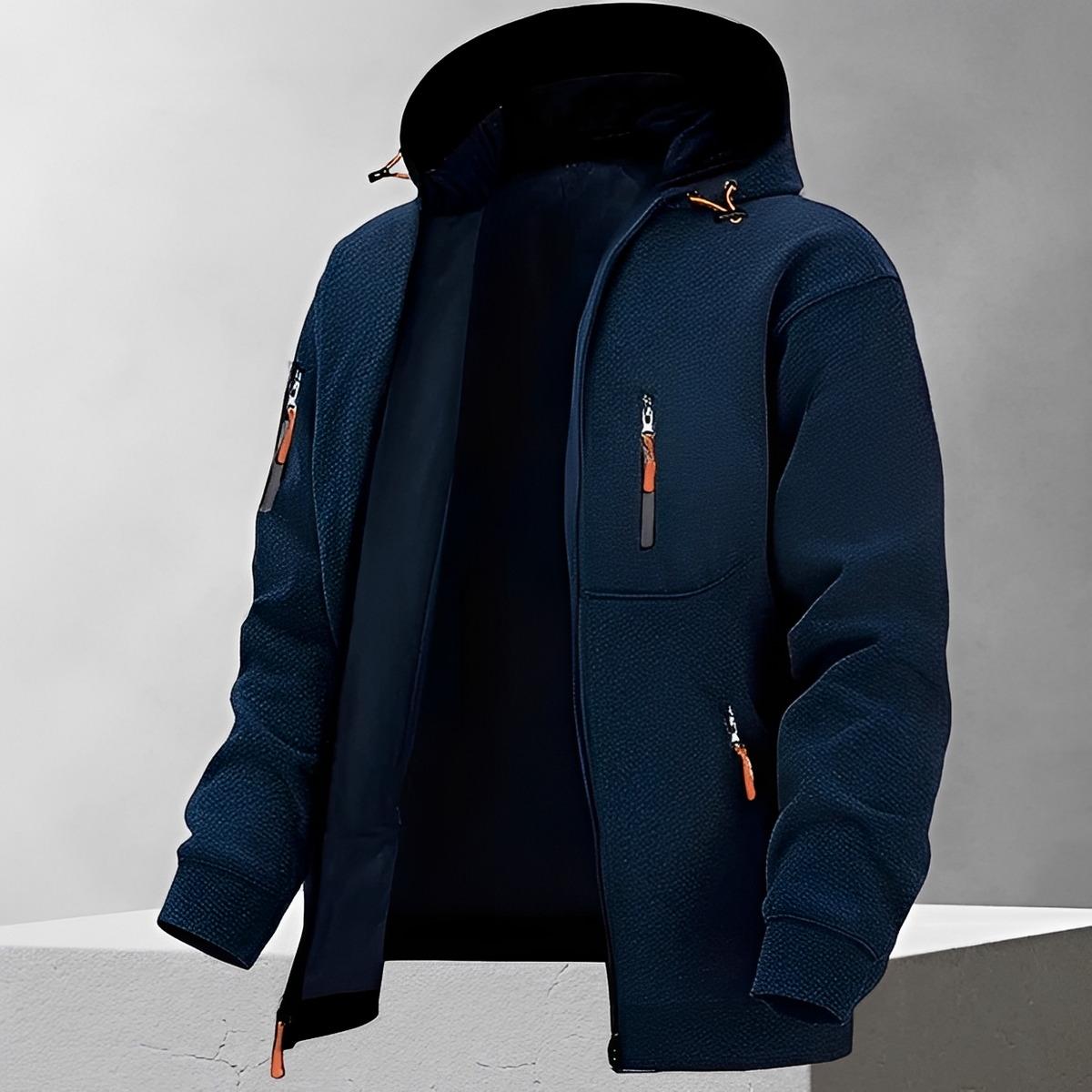 Simon - Strapazierfähige und warme Jacke mit Kapuze