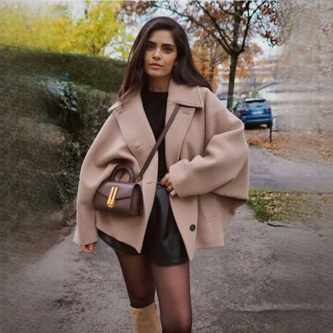 Hannah - Stilvoller und komfortabler Oversize-Mantel