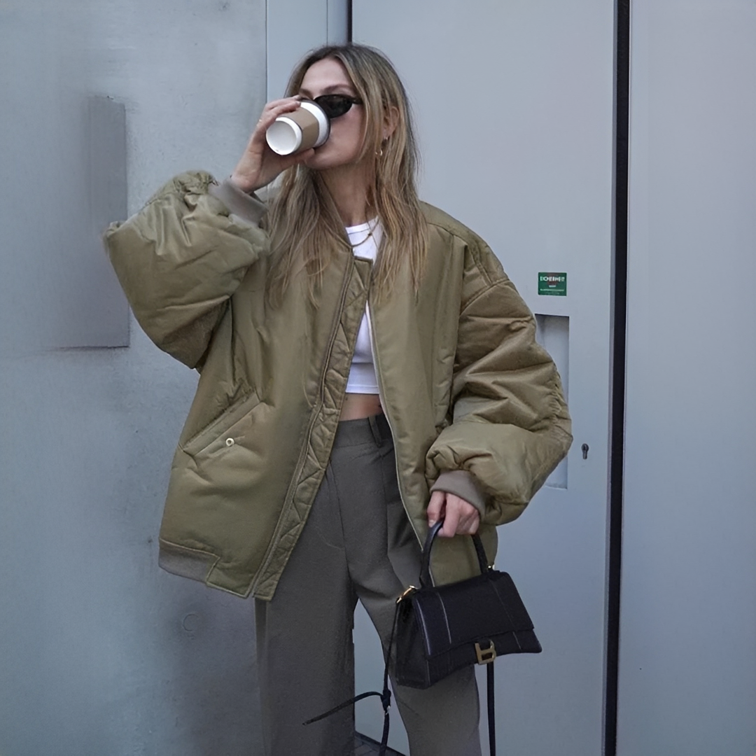 Fellaine - Komfortable Oversize-Bomberjacke