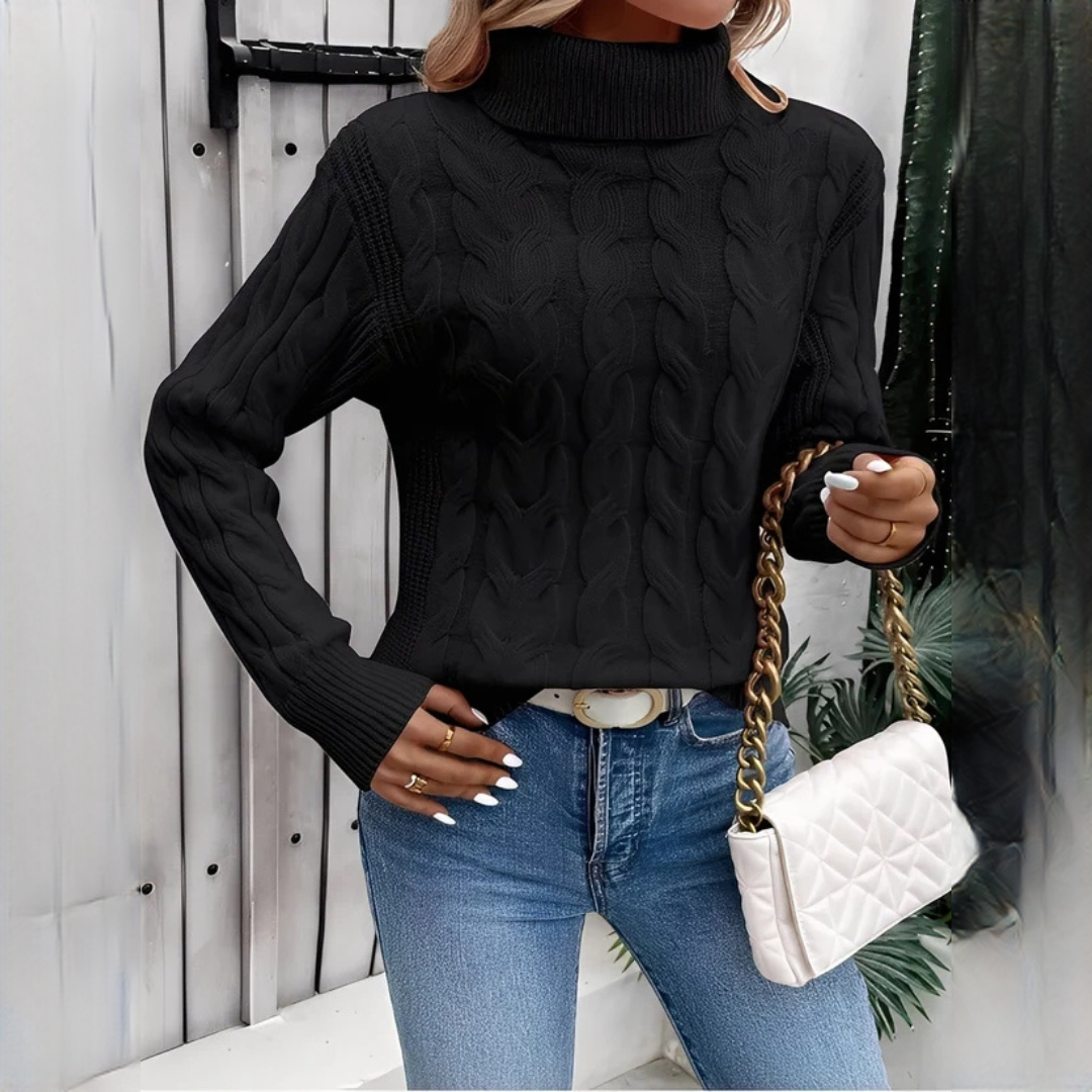 Elleonor - Komfortabler und wohltuender Rollkragenpullover