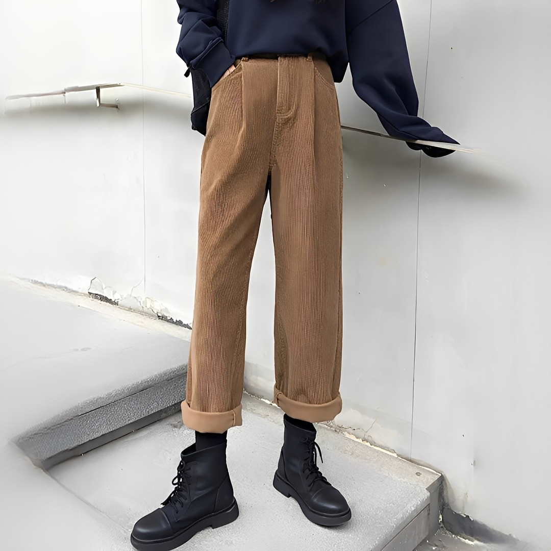 Shelbie - Klassische Hose mit weitem Schnitt