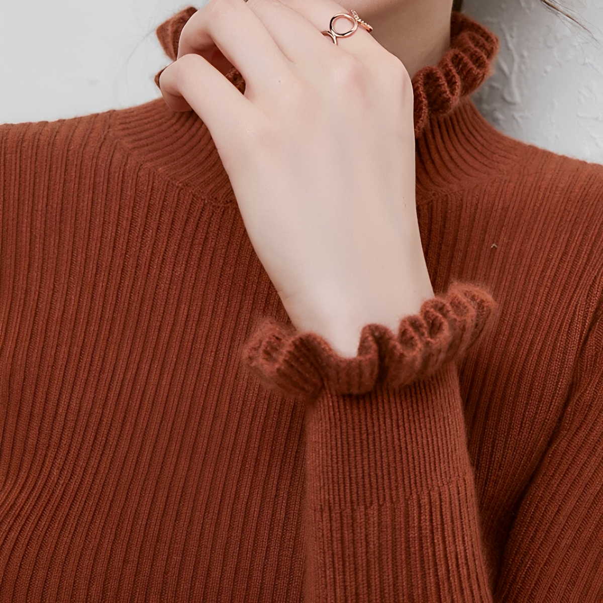 Alva - Eleganter und weicher Rollkragenpullover