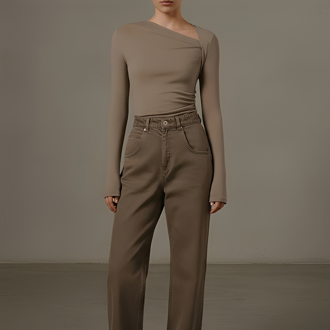 Selina - Asymmetrisches Top mit Struktur