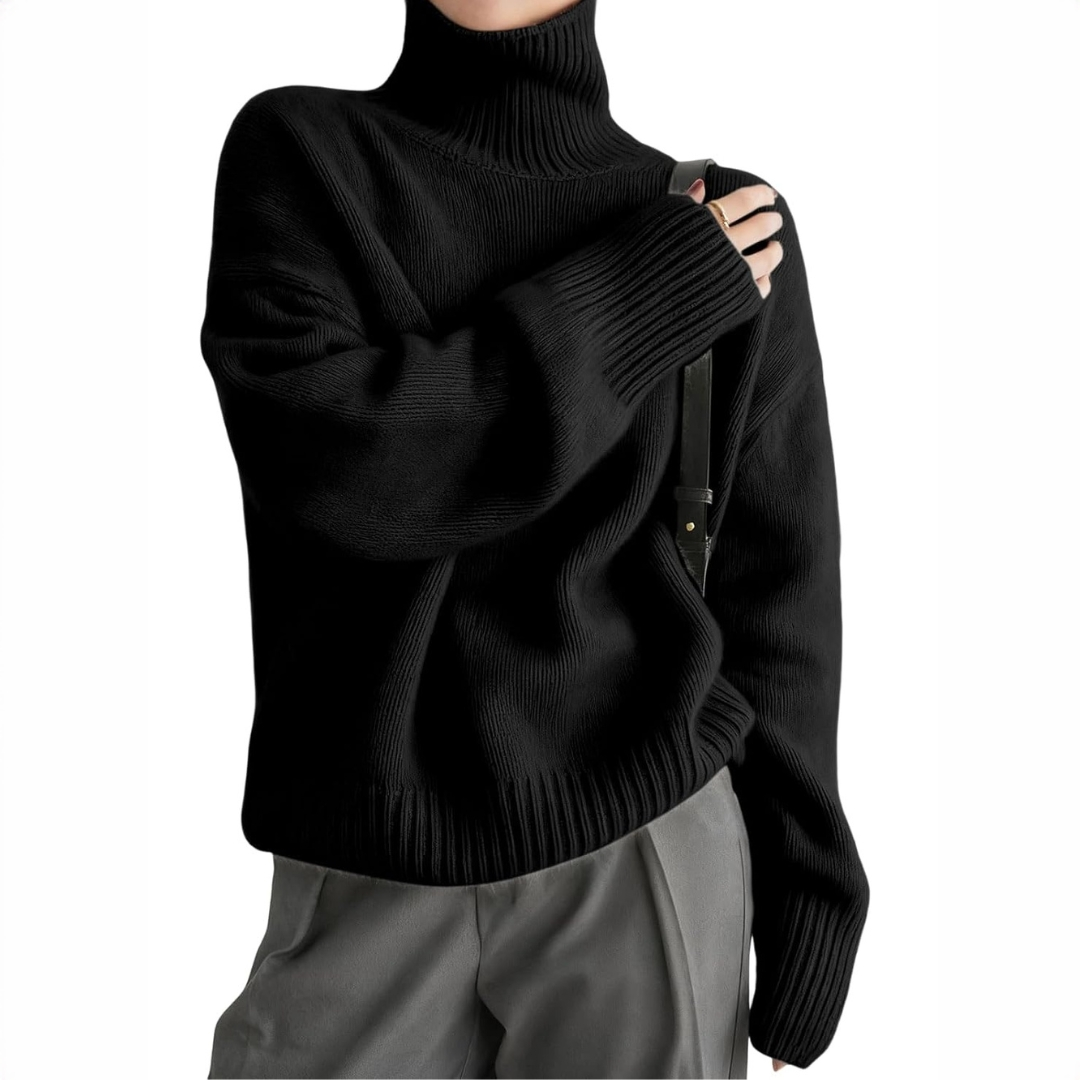 Yvonie - Wärmender und komfortabler Rollkragenpullover
