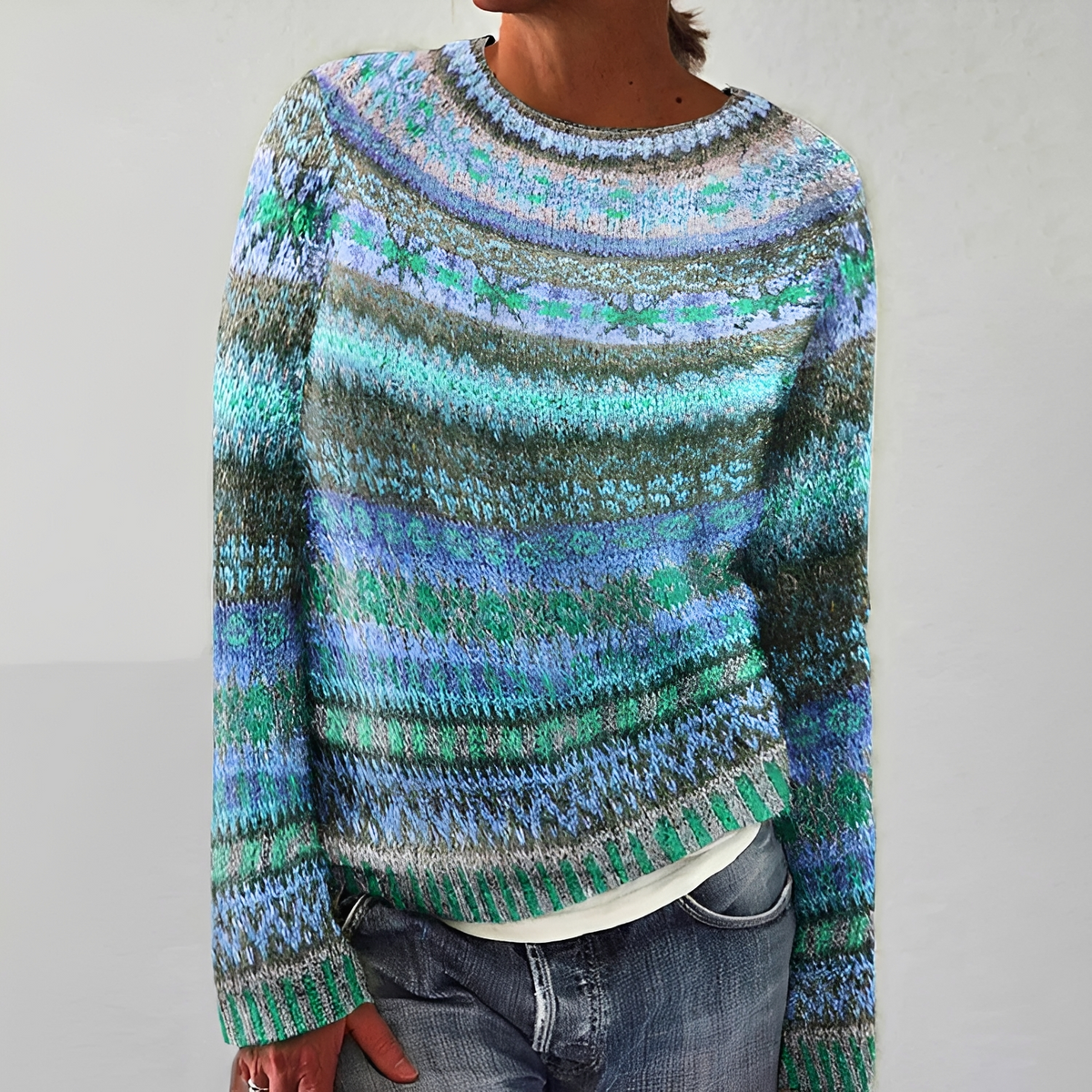 Olivia - Komfortabler Streifenpullover