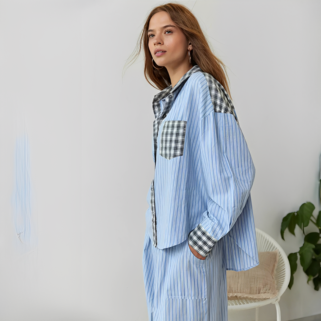 Ellenora - Bequemes und gemütliches Pyjama-Set