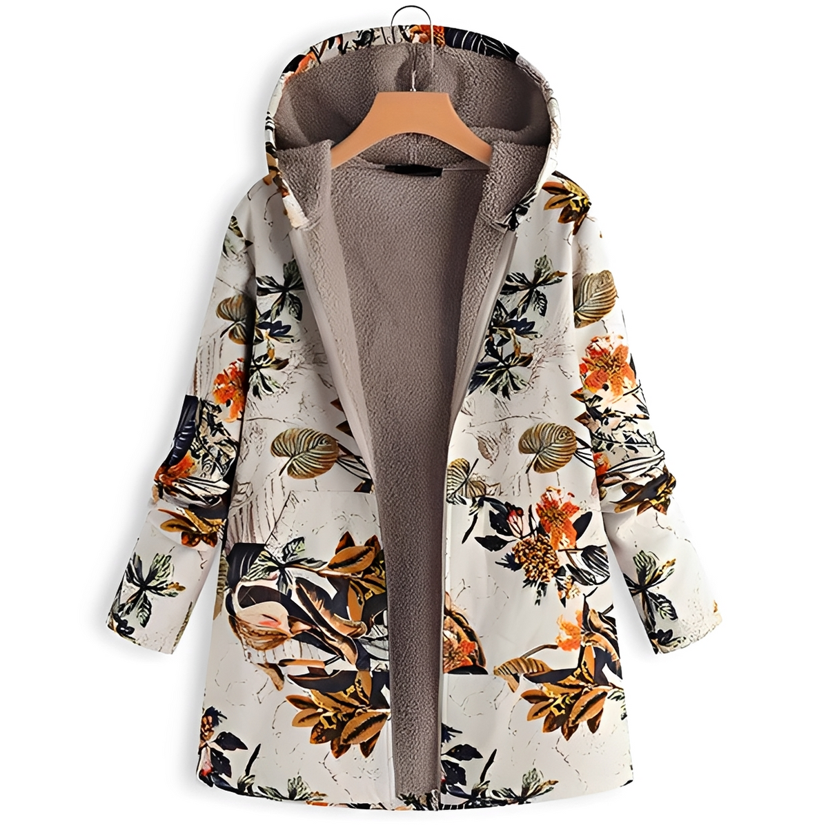 Olyvia - Vintage und gemütliche Kapuzenjacke
