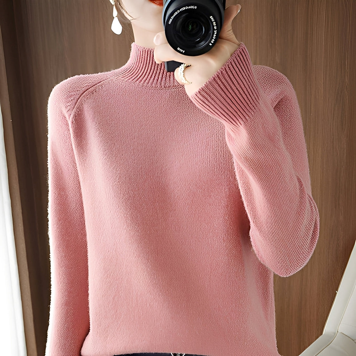Hannie - Eleganter und bequemer Rollkragenpullover