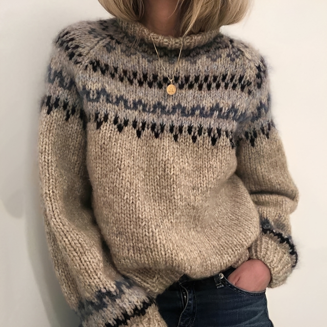 Arllene - Komfortabler und gemütlicher Rollkragenpullover
