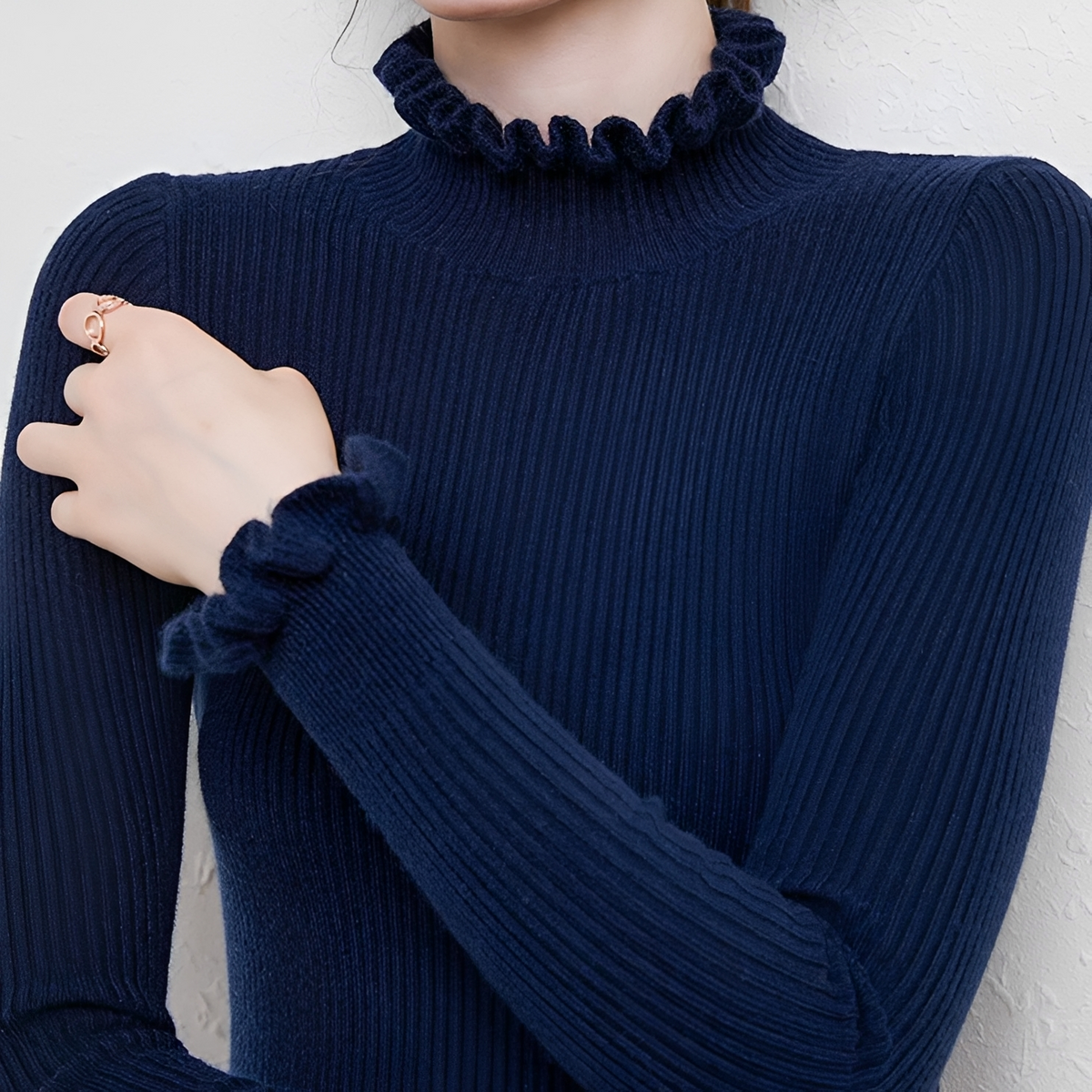 Alva - Eleganter und weicher Rollkragenpullover