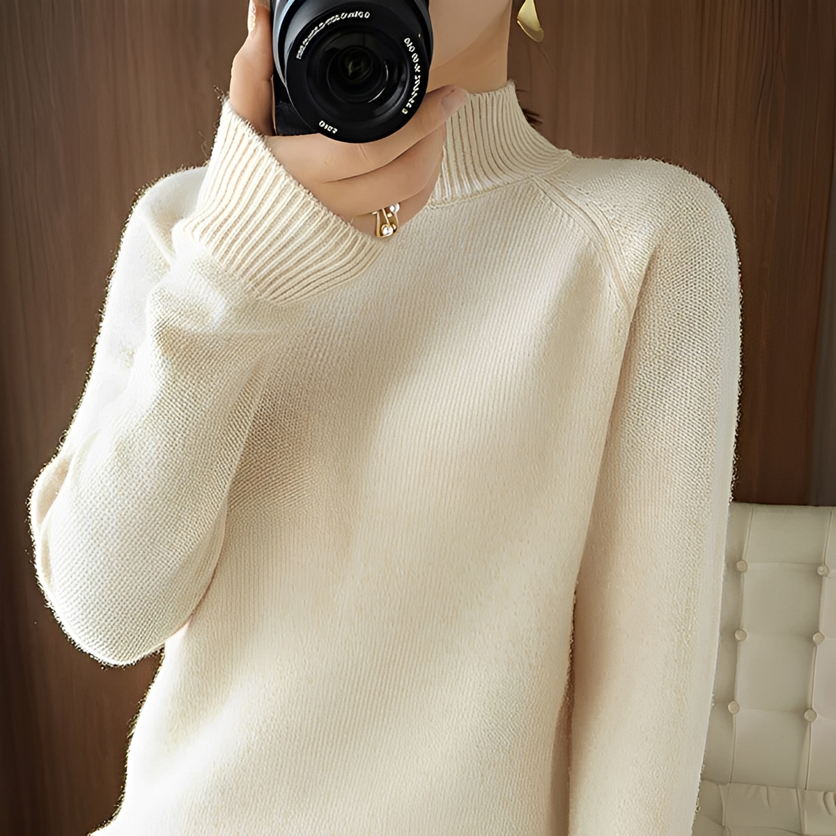 Hannie - Eleganter und bequemer Rollkragenpullover