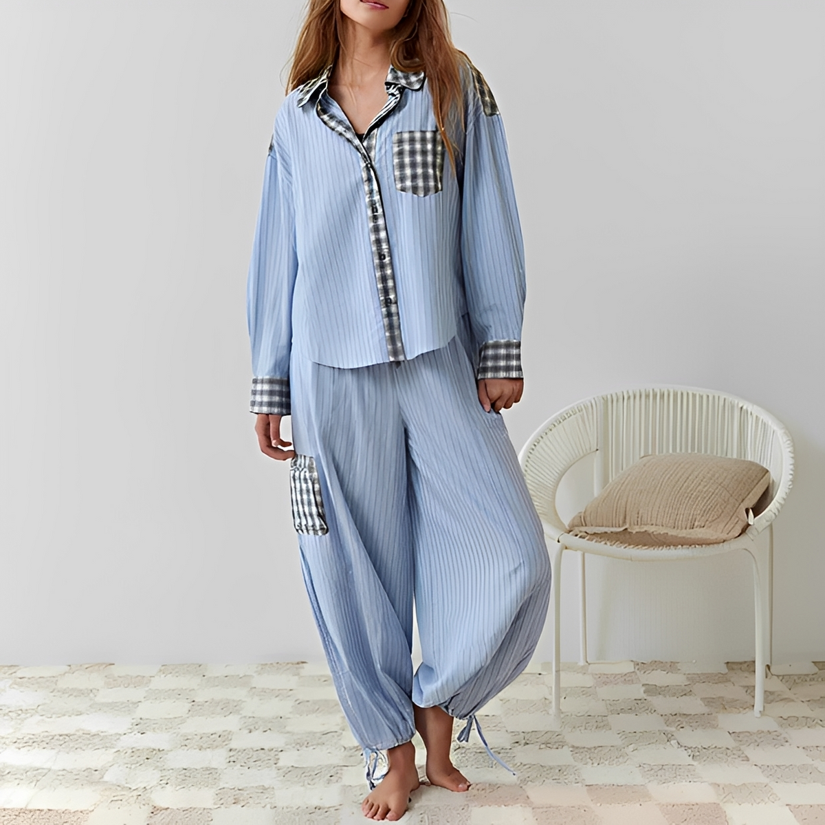 Ellenora - Bequemes und gemütliches Pyjama-Set