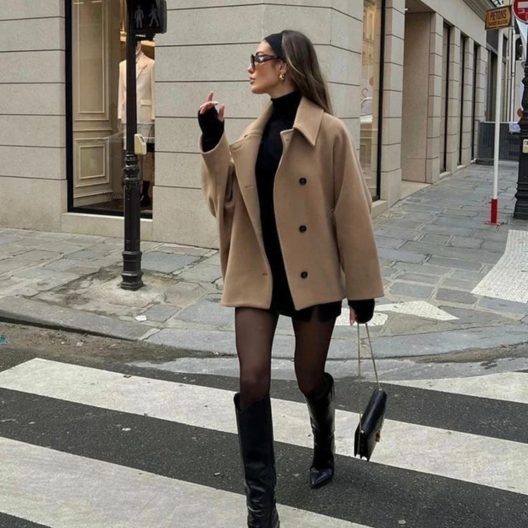 Hannah - Stilvoller und komfortabler Oversize-Mantel