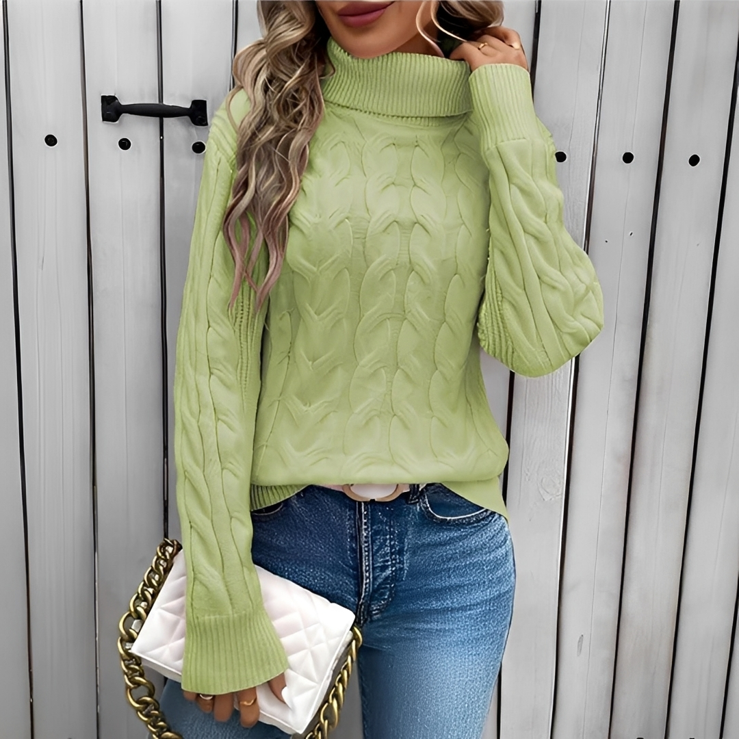 Amélie - Komfortabler und stilvoller Rollkragenpullover