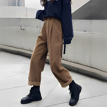 Shelbie - Klassische Hose mit weitem Schnitt