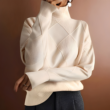 Morgan - Bequemer Pullover mit hohem Kragen