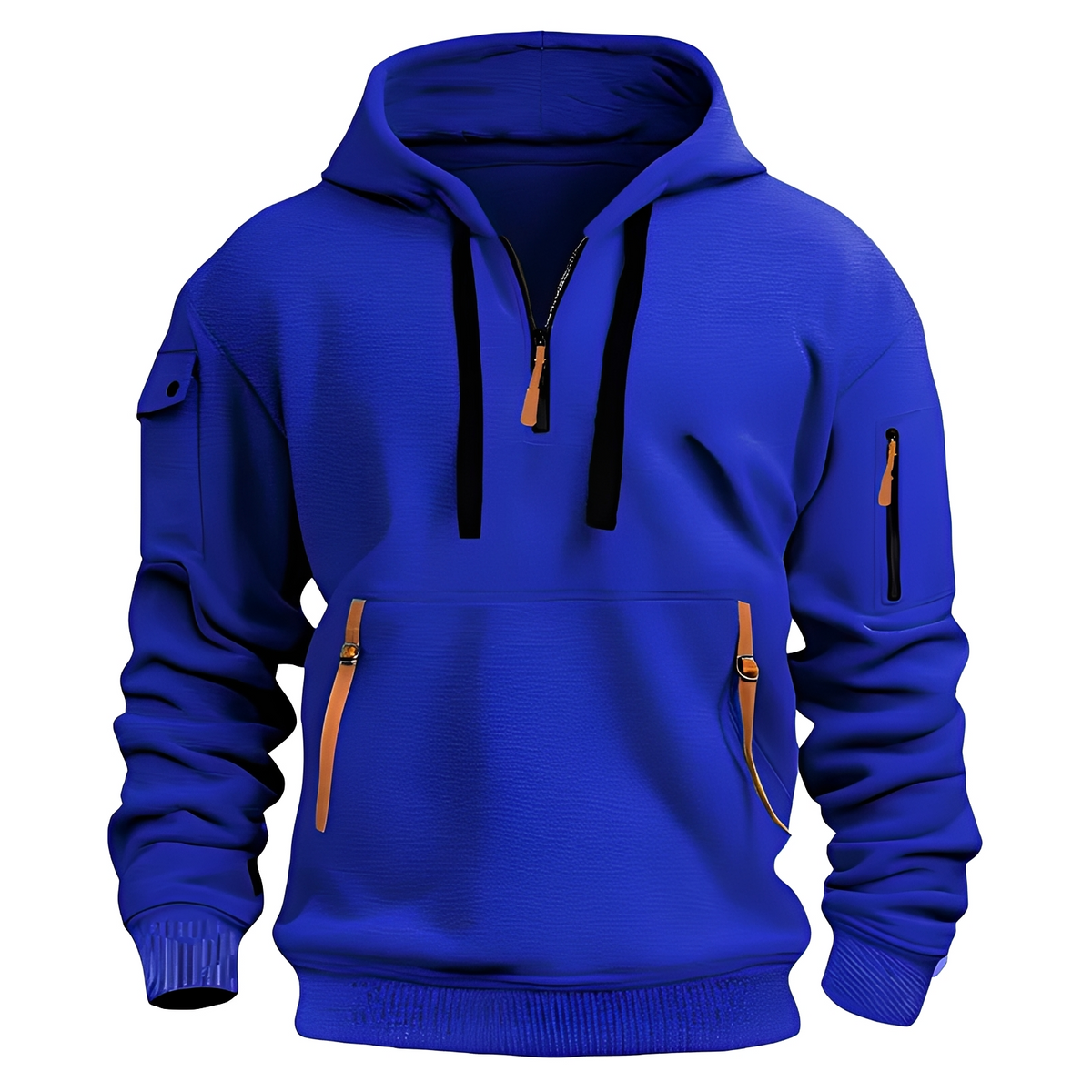 Norton - Robuster Hoodie mit halbem Reißverschluss