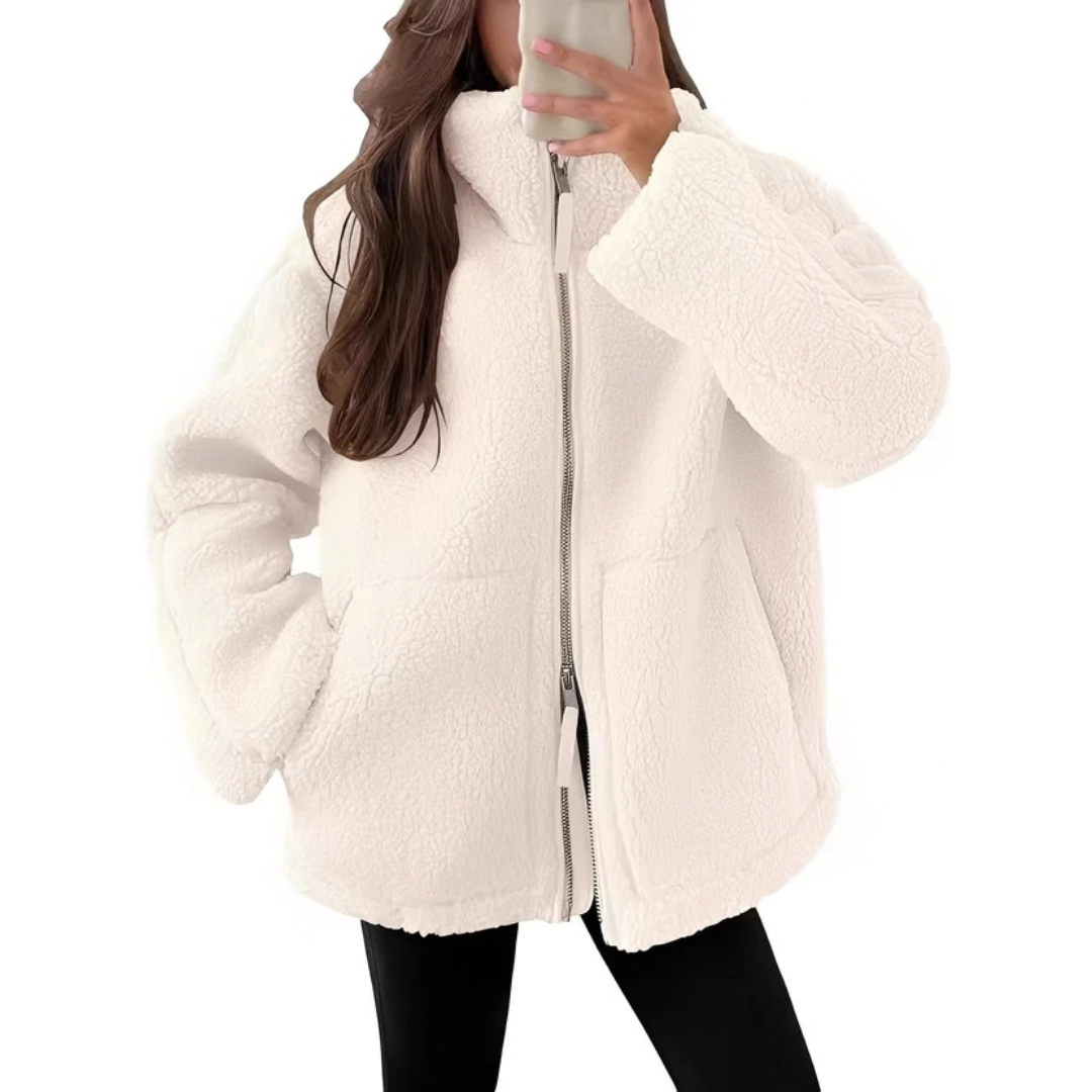 Rowena - Stylische Jacke mit Reißverschluss für Wärme