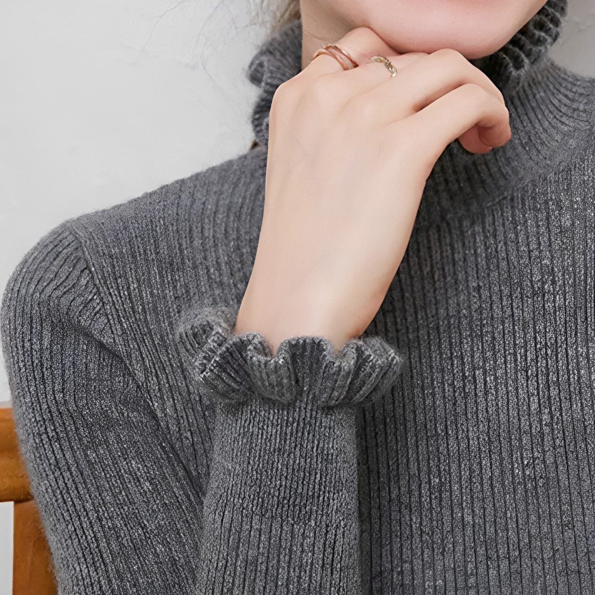 Alva - Eleganter und weicher Rollkragenpullover