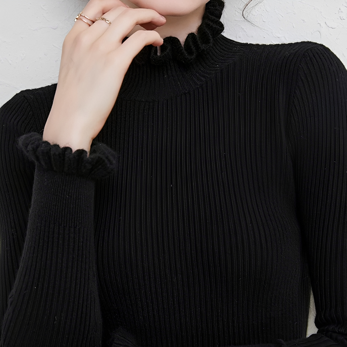 Alva - Eleganter und weicher Rollkragenpullover