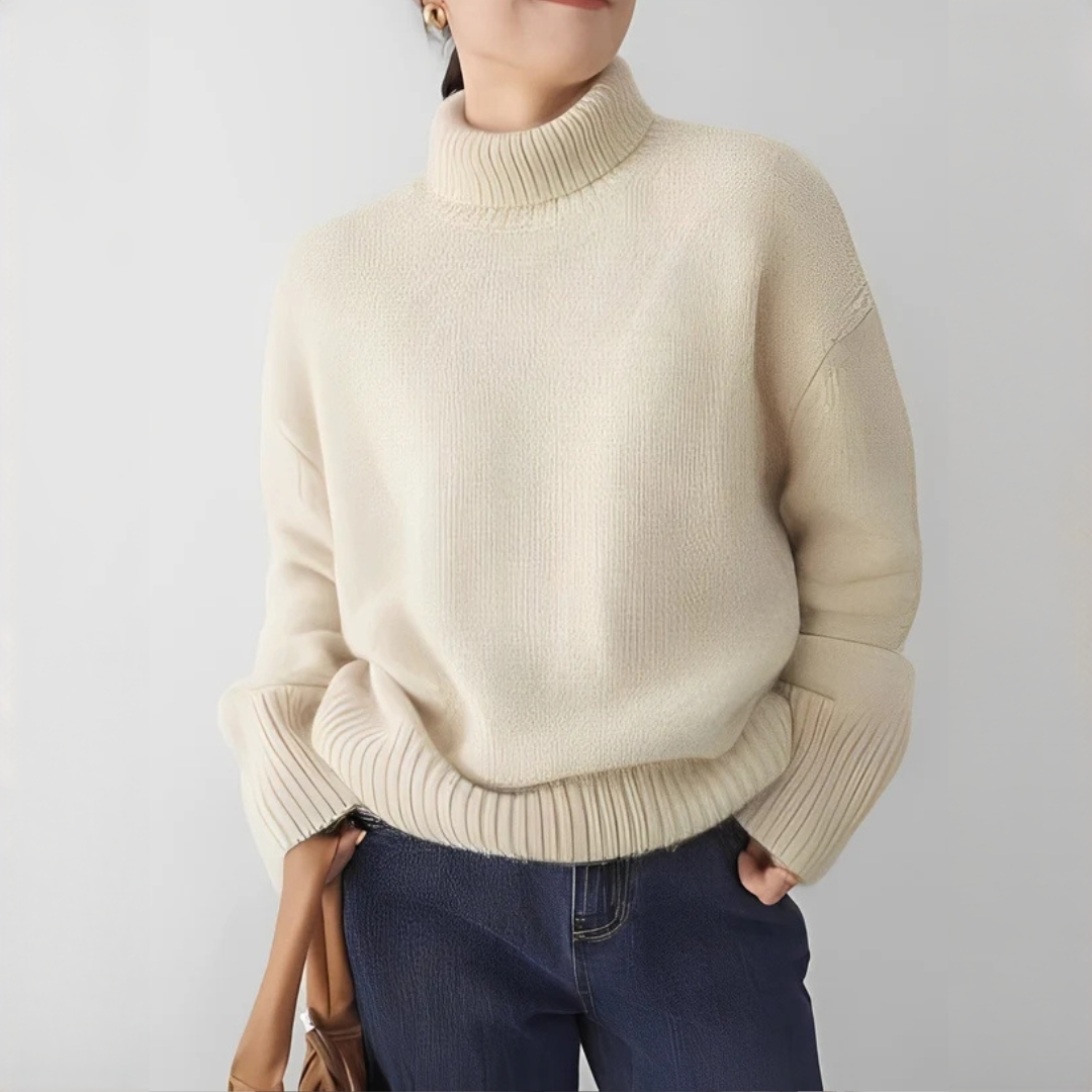 Yvonie - Wärmender und komfortabler Rollkragenpullover