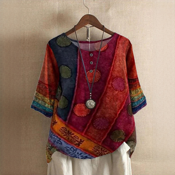 Jessel - Stilvolle Bluse mit Rundkragen