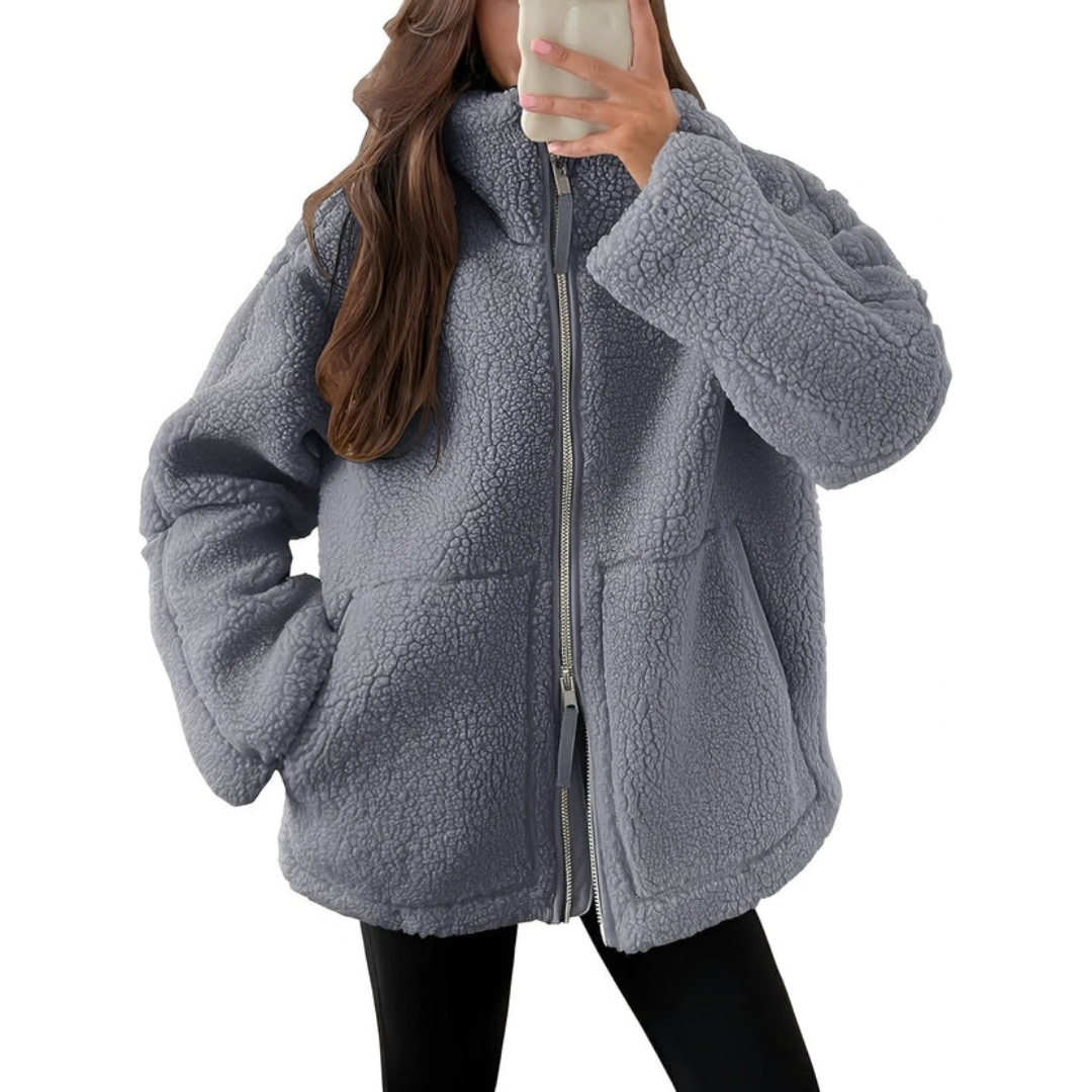Rowena - Stylische Jacke mit Reißverschluss für Wärme