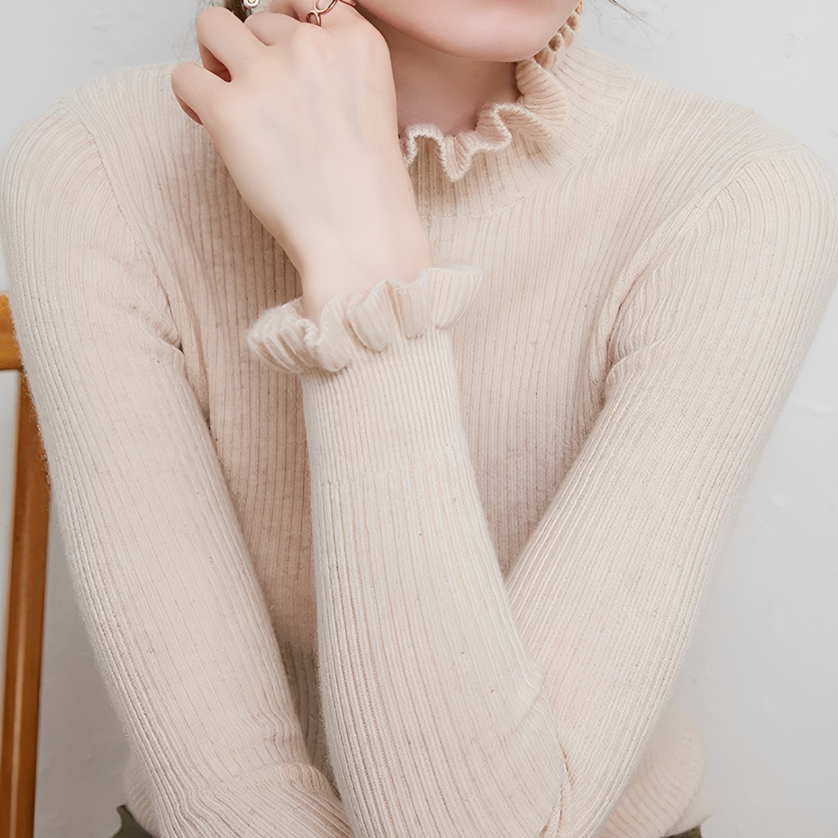 Alva - Eleganter und weicher Rollkragenpullover