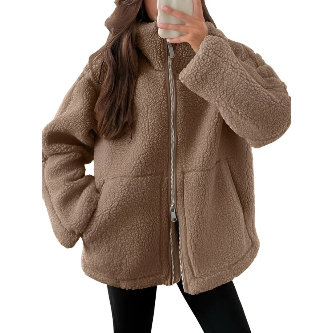 Rowena - Stylische Jacke mit Reißverschluss für Wärme
